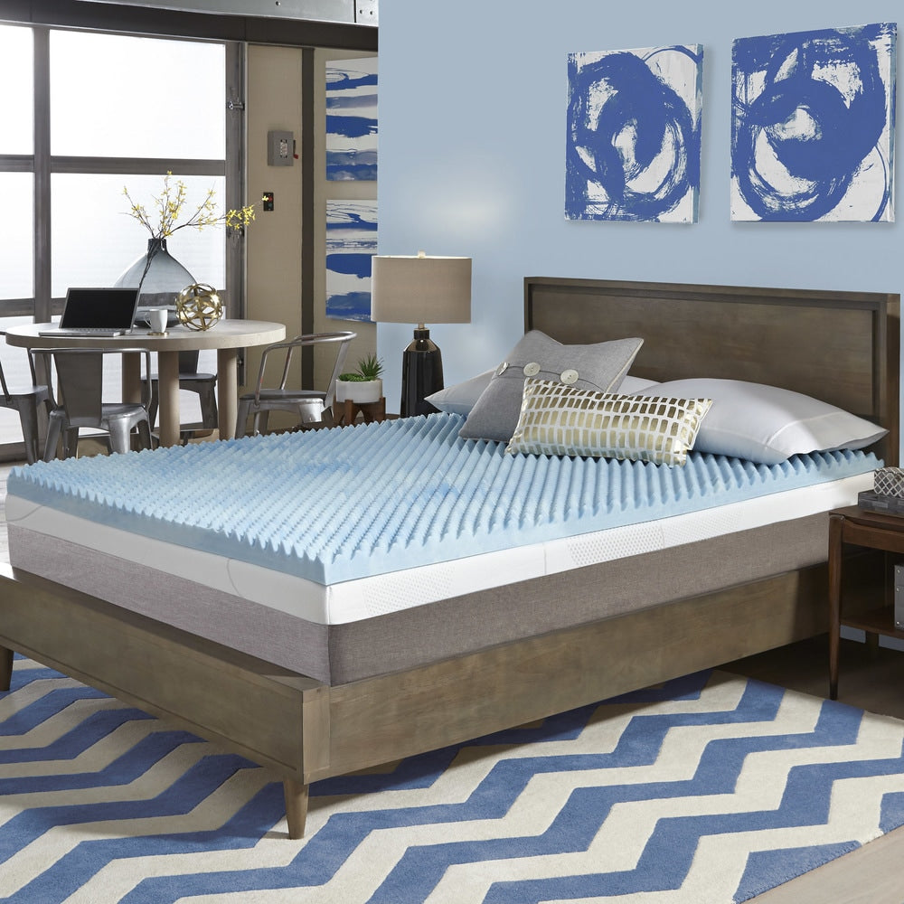 Comforpedic Loft From Beautyrest 3 Inch Sculpted Gel Memory Foam Mattress Topper