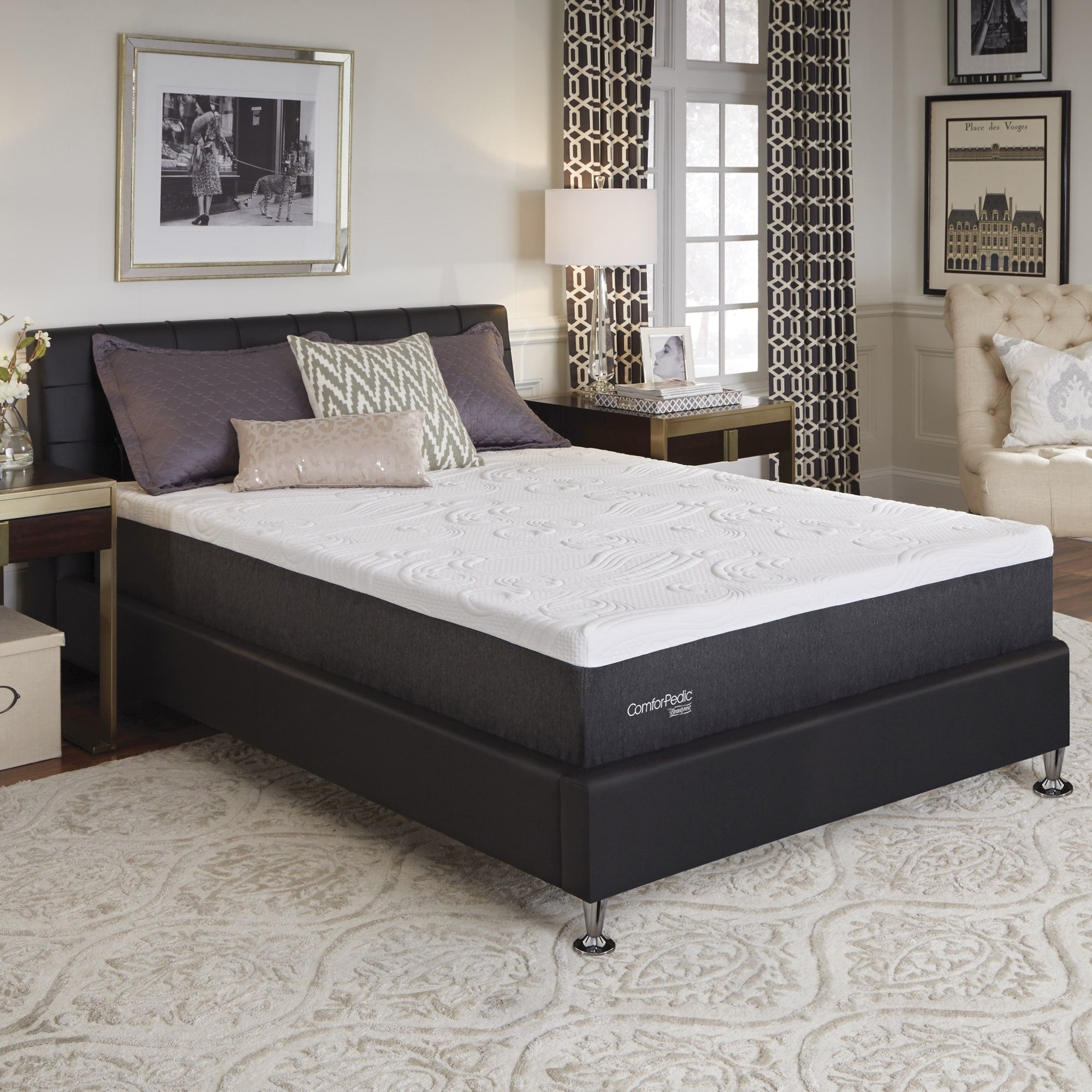 Comforpedic From Beautyrest 12 Inch King Size Nrgel Memory Foam Mattress