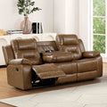 Comfortable Recliner Sofa Drop Down Table Usb Ports Cup Holders 1Pc