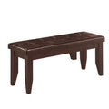 Comfy Wooden Dining Bench Cappuccino Brown