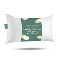 Comfydown 95 Feather 5 Down Rectangle Decorative Pillow Insert Sham Stuffer.