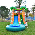 Commercial 10 X 21 Bounce House With Water Slide And Air Blower