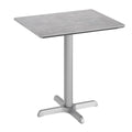 Commercial All Weather Hpl Tabletop With Crisscross Base 29.75 W X 23.75 D X 31.25 H