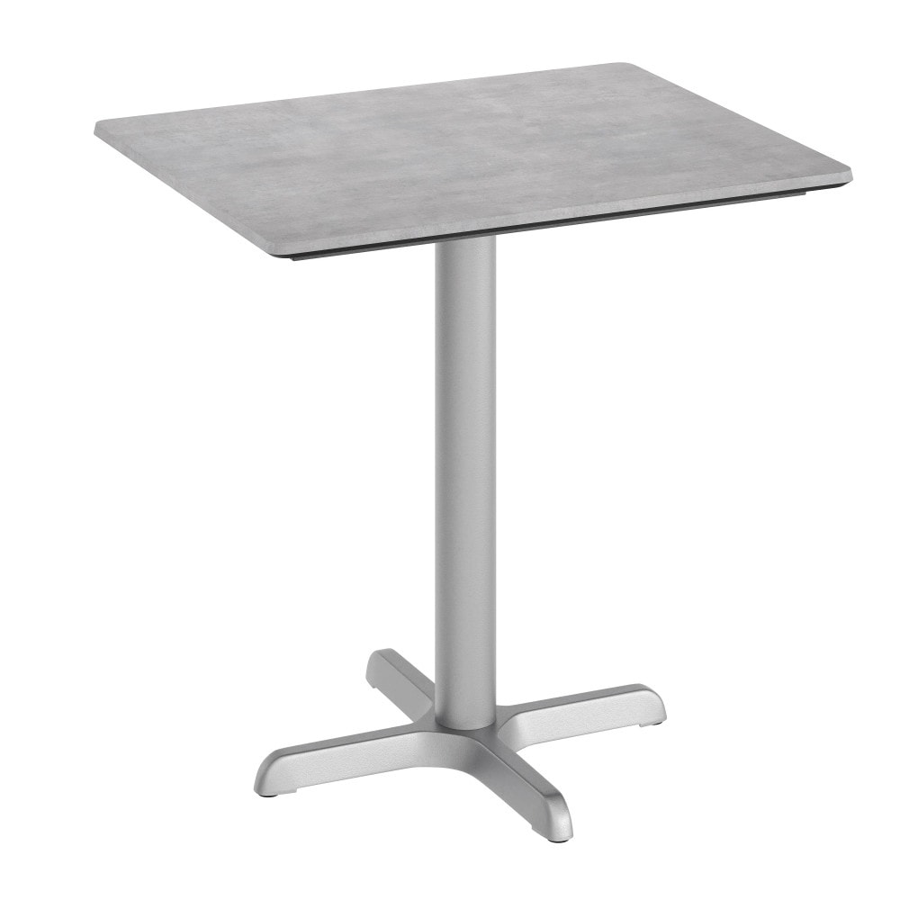 Commercial All Weather Hpl Tabletop With Crisscross Base 29.75 W X 23.75 D X 31.25 H