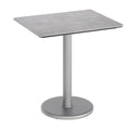 Commercial All Weather Hpl Tabletop With Round Base 29.75 W X 23.75 D X 29.5 H