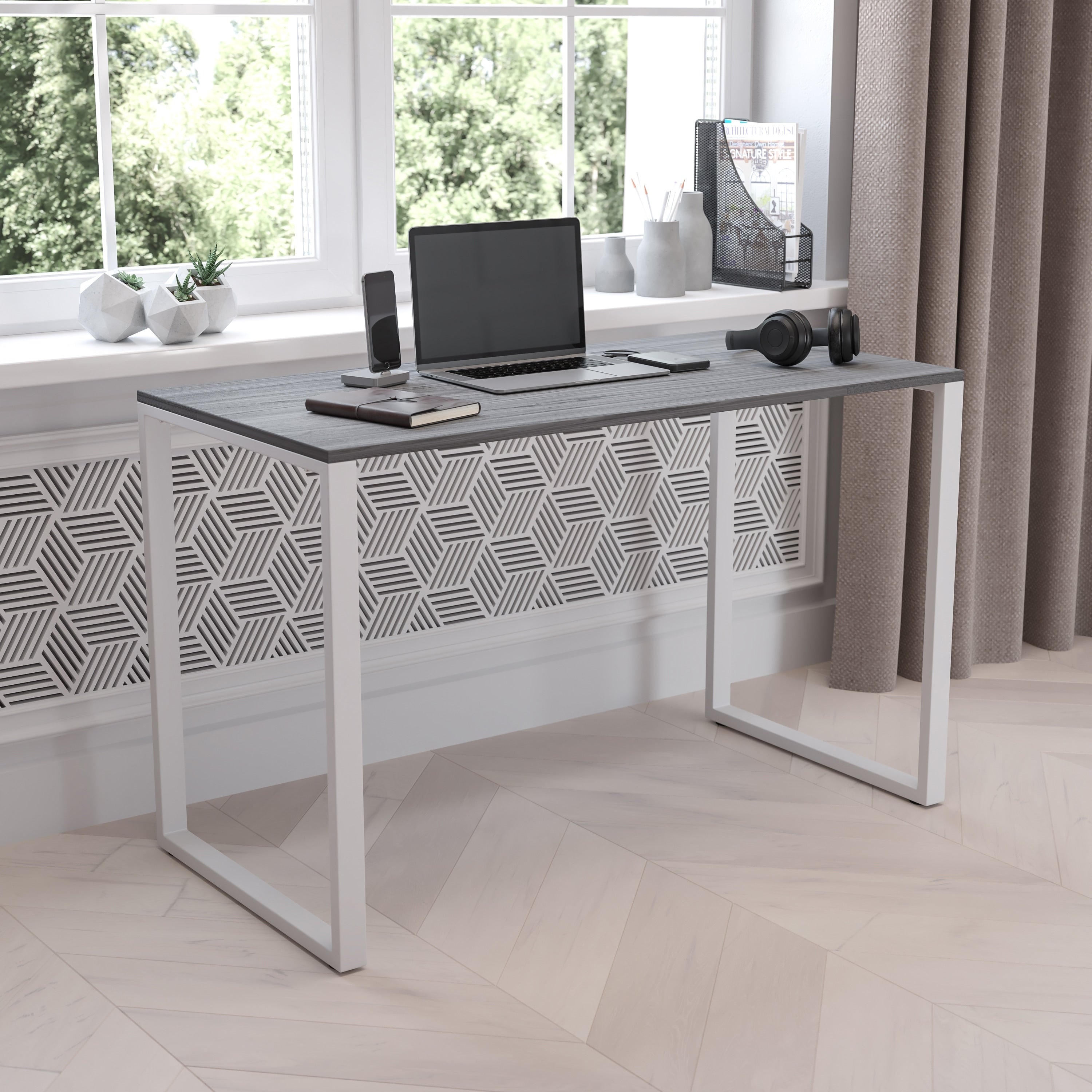 Commercial Grade Industrial Style Office Desk 47 Length
