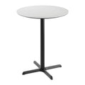 Commercial Hpl Tabletop With Bar Height Crisscross Base 36 W X 36 D X 42 H