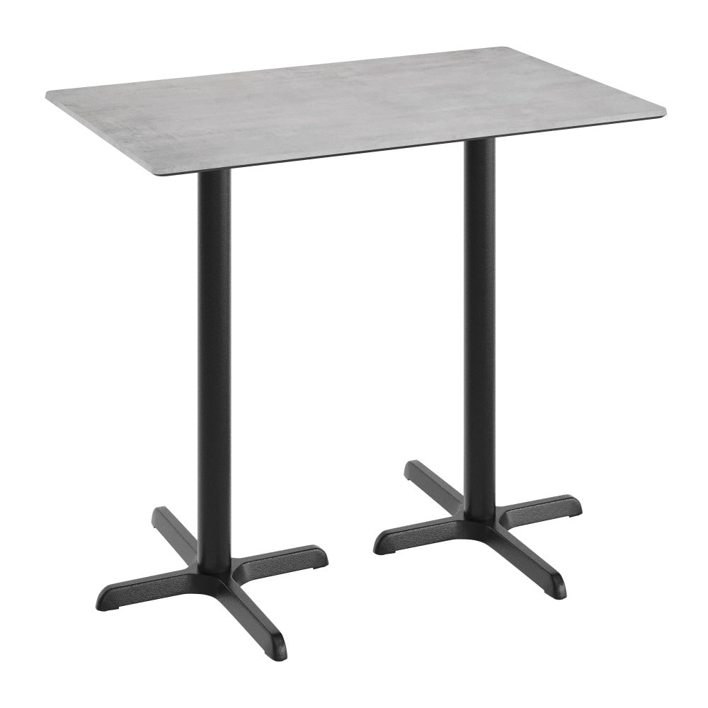 Commercial Hpl Tabletop With Bar Height Crisscross Base 48 W X 30 D X 42 H