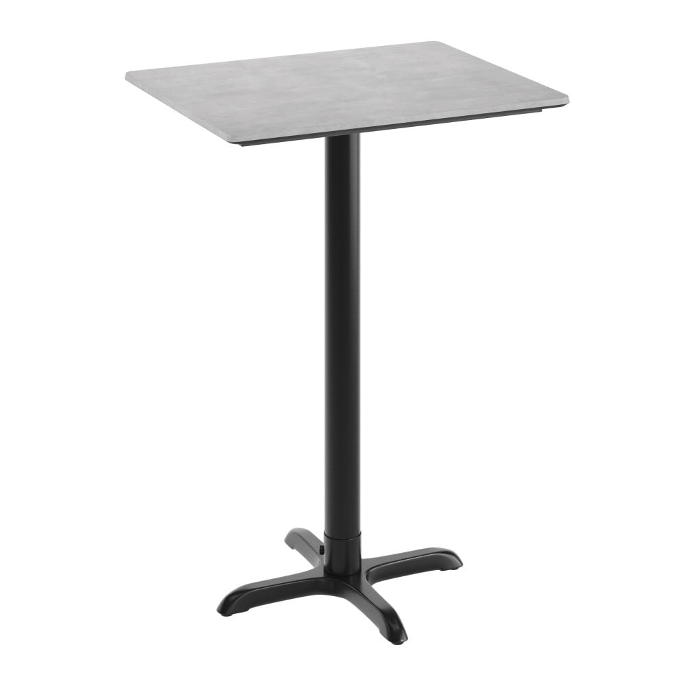 Commercial Hpl Tabletop With Bar Height Crisscross Base 29.75 W X 23.75 D X 42 H