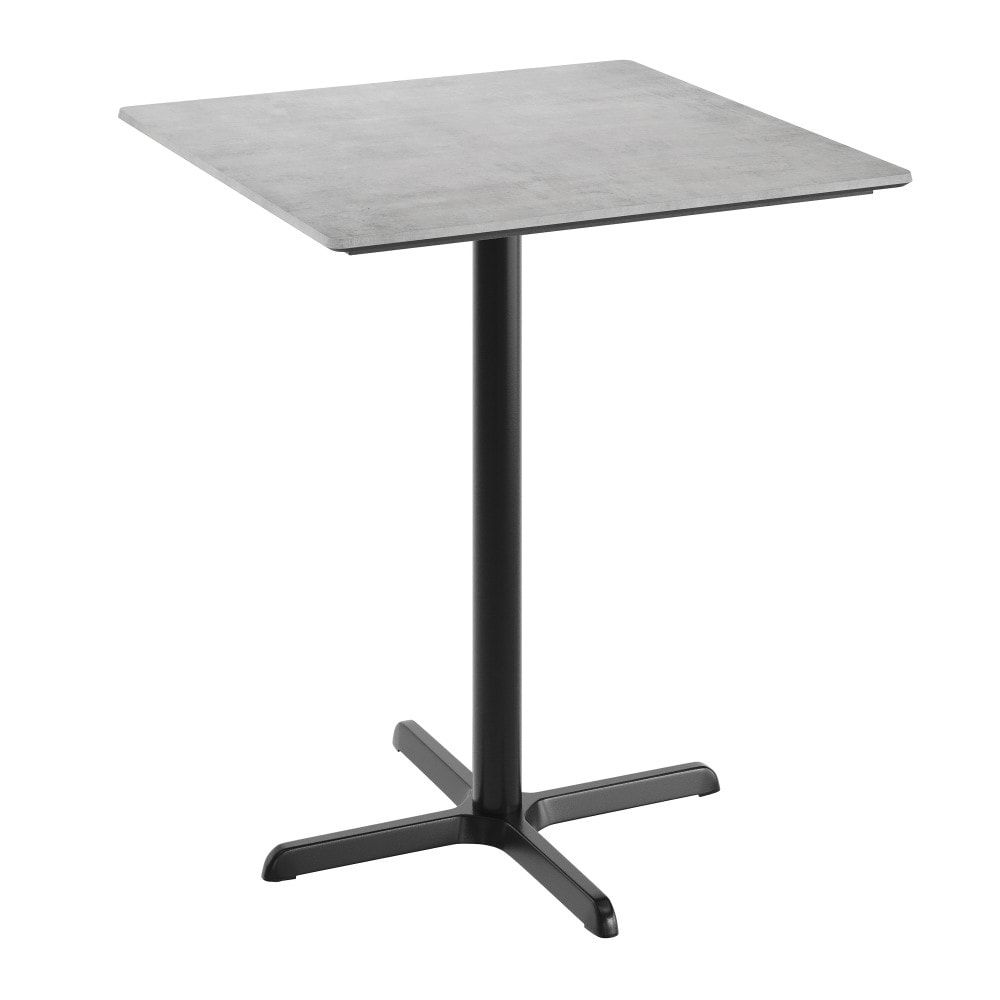 Commercial Hpl Tabletop With Bar Height Crisscross Base 36 W X 36 D X 42 H