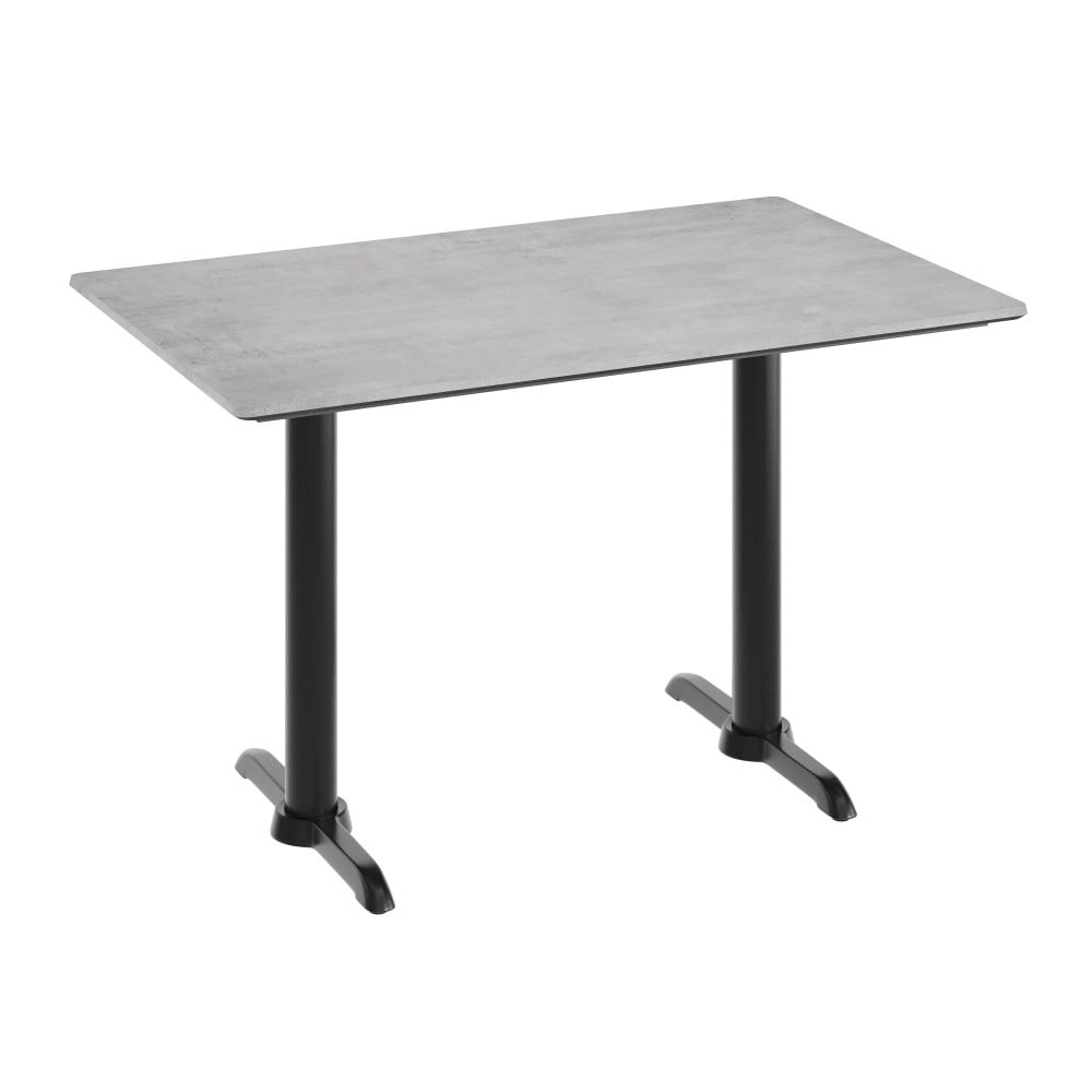 Commercial Hpl Tabletop With Bar Height Dual T Bases 48 W X 30 D X 29.5 H