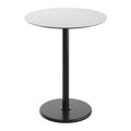 Commercial Hpl Tabletop With Bar Height Round Base 36 W X 36 D X 42 H