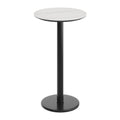 Commercial Hpl Tabletop With Bar Height Round Base