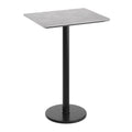 Commercial Hpl Tabletop With Bar Height Round Base 29.75 W X 23.75 D X 42 H