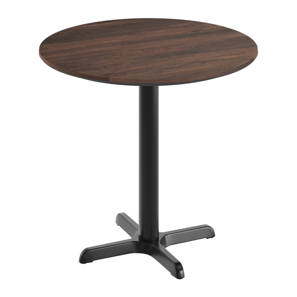 Commercial Hpl Tabletop With Table Height Crisscross Base
