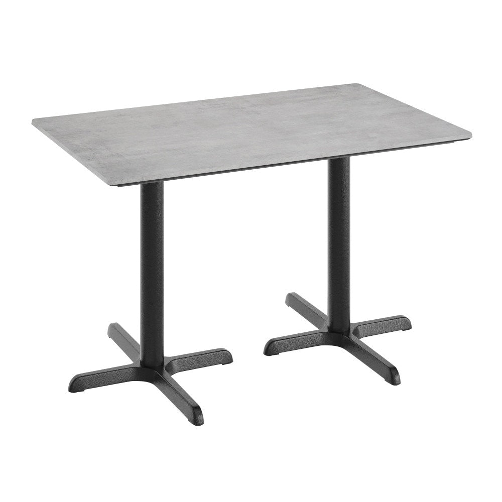 Commercial Hpl Tabletop With Table Height Crisscross Base 48 W X 30 D X 29.5 H