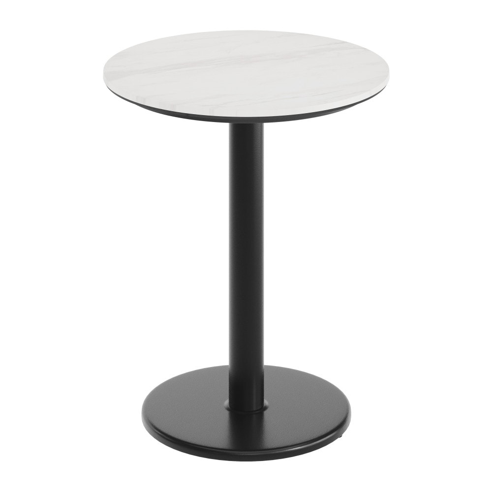 Commercial Hpl Tabletop With Table Height Round Base