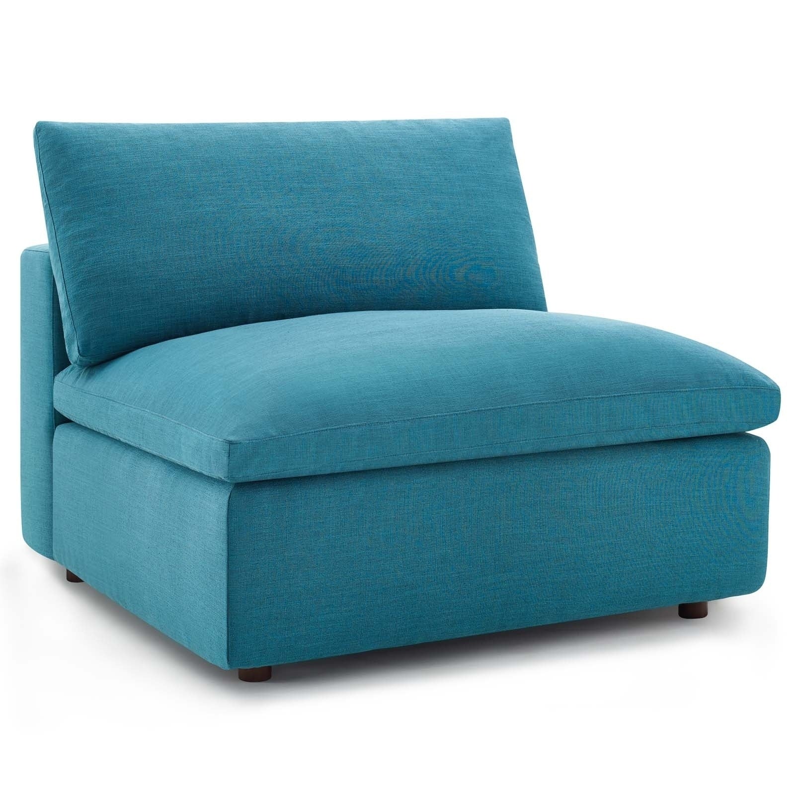 Copper Grove Hrazdan Down Filled Over Stuffed Armless Chair