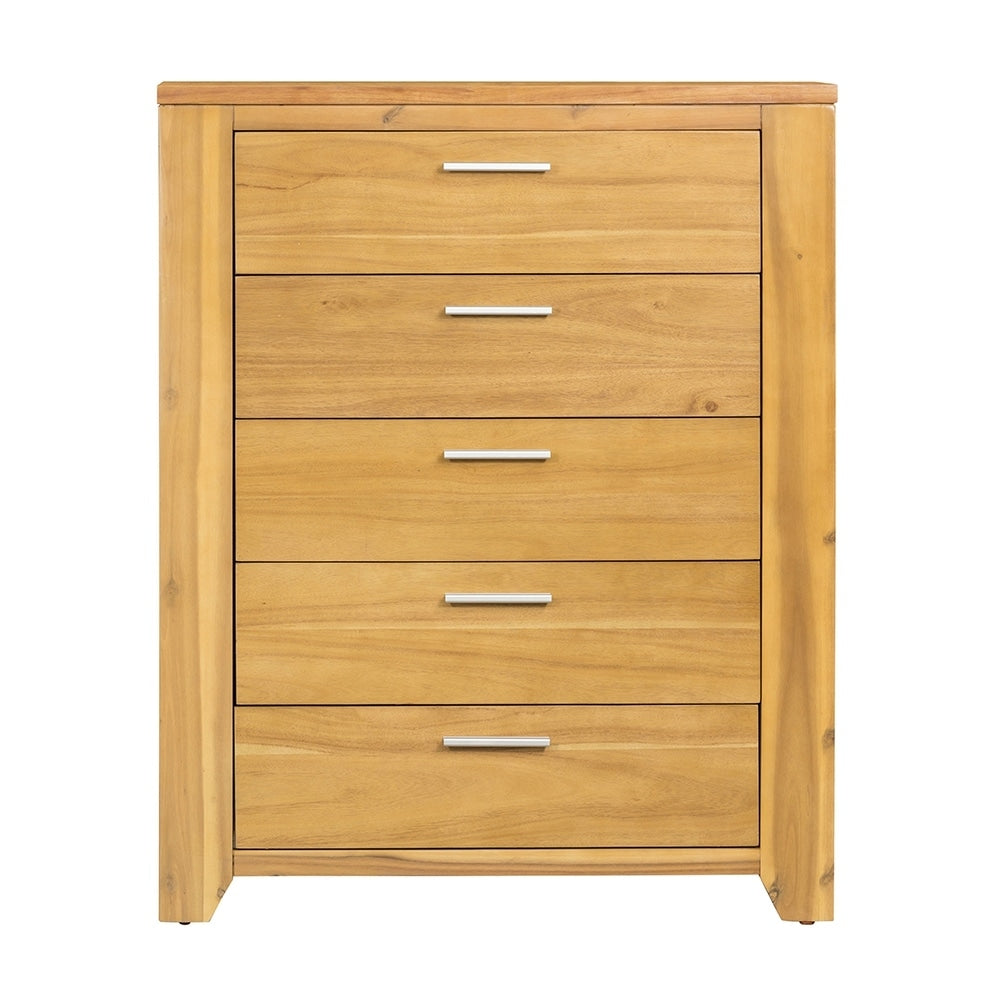 Compact 5 Drawer Dresser Perfect Bedroom Storage Solution With Organizer Features