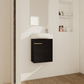 Compact Bathroom Vanity With Sink Oval Single Ceramic Sink Bathroom Cabinet For Small Bathroom