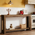 Compact Entrance Table Natural Style Console Table Sofa Table