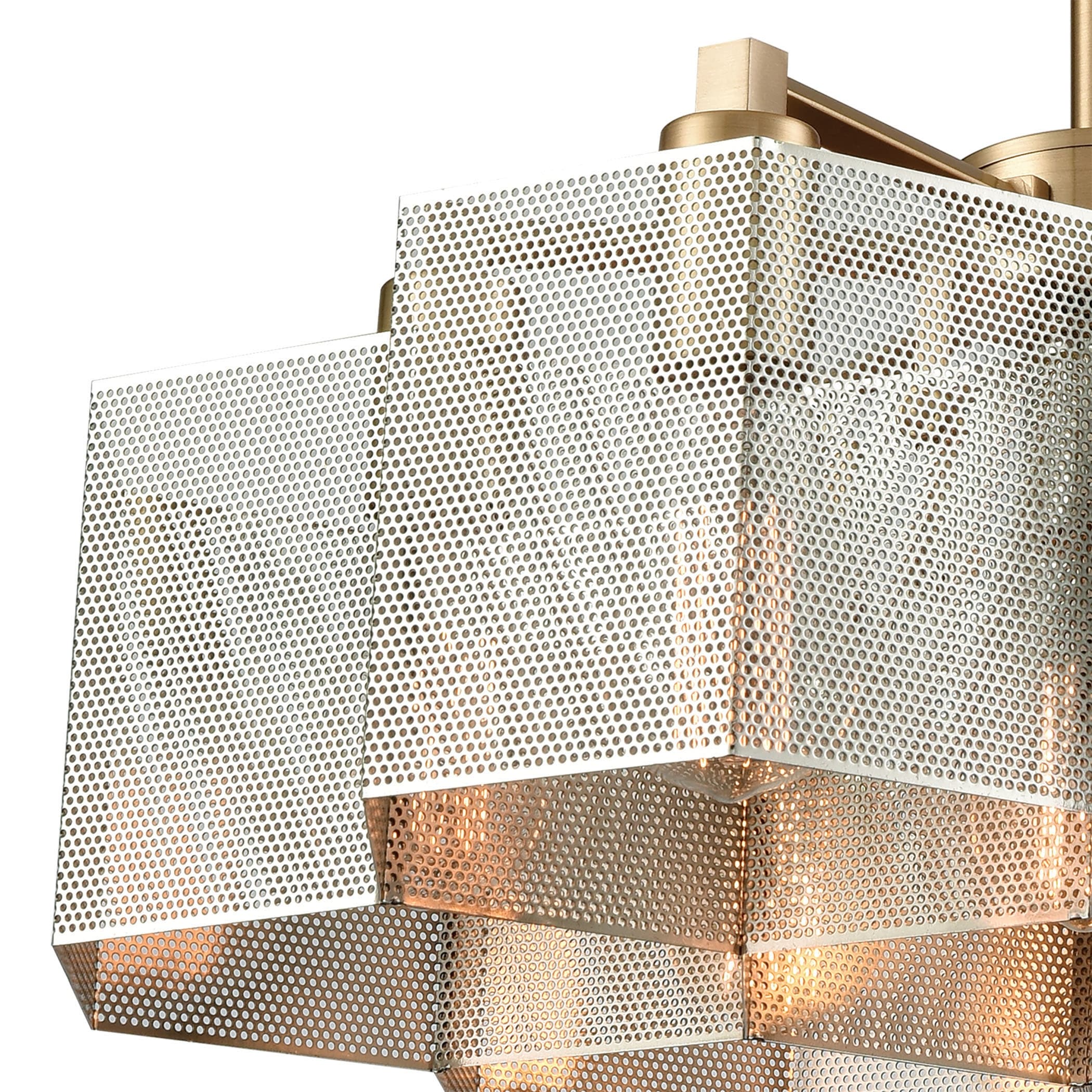 Compartir 20 Inch Wide 7 Light Chandelier In Polished Nickel 20In W X 20In D X 9In H