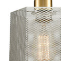 Compartir 6 Inch Wide 1 Light Mini Pendant In Polished Nickel 6In W X 6In D X 8In H