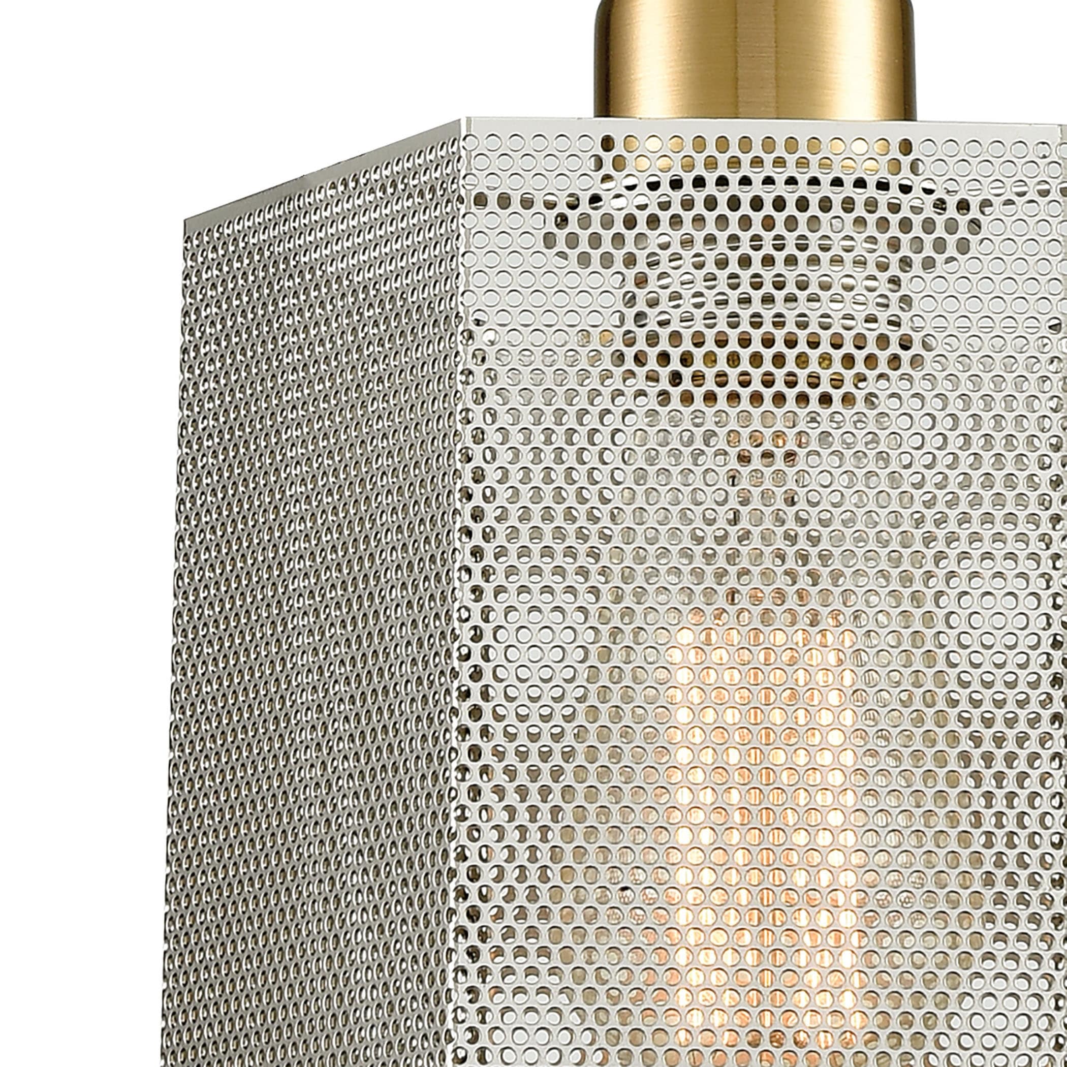 Compartir 6 Inch Wide 1 Light Mini Pendant In Polished Nickel 6In W X 6In D X 8In H