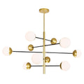 Compass 10 Light Chandelier With Medallion Gold Finish 38 In