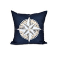 Compass Geometric Print 18 Inch Throw Pillow