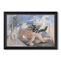 Composition With Minotaur 1936 Pablo Picasso Custom Framed Canvas