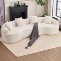 Compression Modular 110 Inch Sectional Curved Boneless Sofa