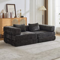 Compression Sofa Convertible Floor Sofa Bed With Fixed Shape Frame