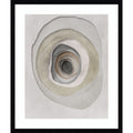 Concentric Layers Of Tranquility No. 1 By Hazel J Wood Framed Wall Art Print