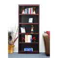 Concepts In Wood Mi3072 Single Wide Bookcase 5 Shelves