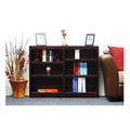 Concepts In Wood Mi4836 Double Wide Bookcase 6 Shelves