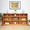 Concepts In Wood Mi7236 72 X 36 Wall Storage Unit Cherry Finish