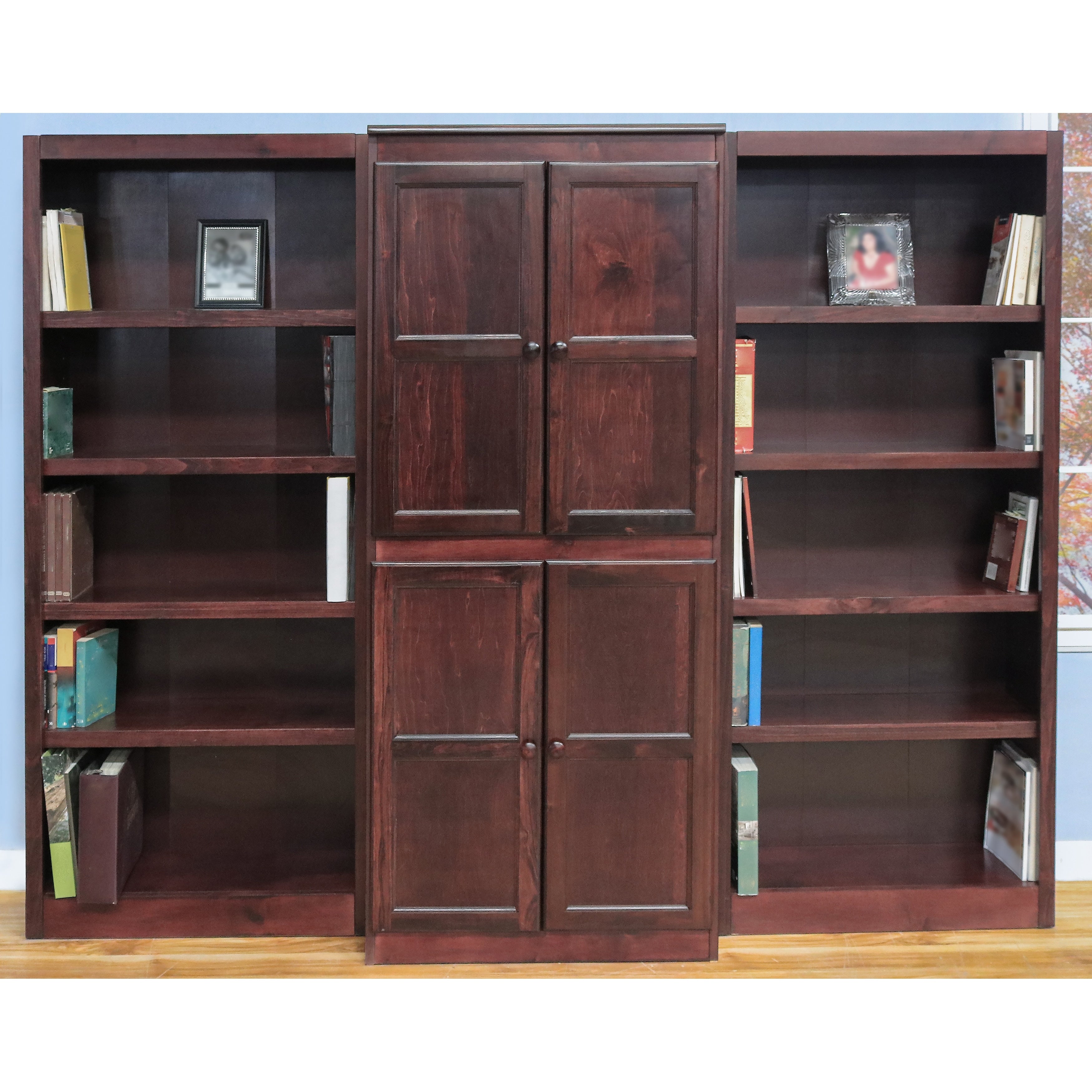 Concepts In Wood Wkt3072 3 Piece Wall And Storage System 15 Shelves