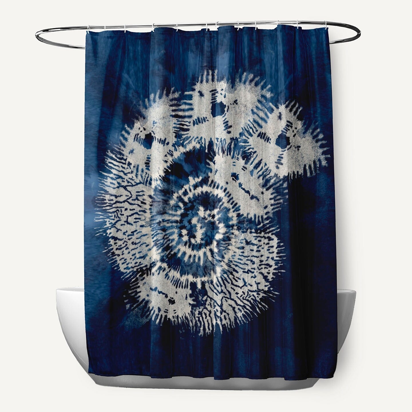 Conch Animal Print Shower Curtain