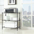 Concise 3 Shelf Carbon Steel Pp Home Kitchen Shelving Storage Unit Metal Organizer Wire Rack