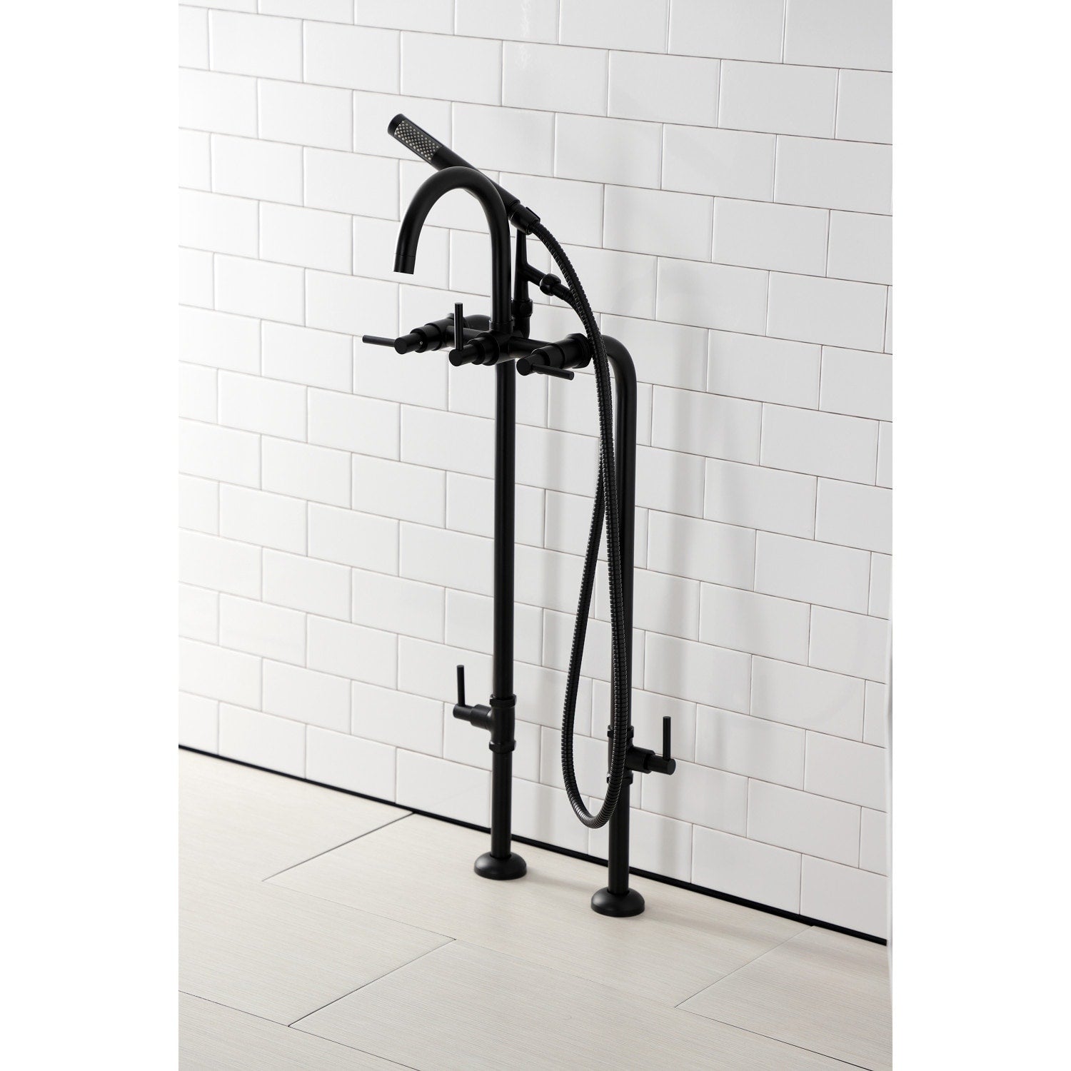 Concord Freestanding Tub Faucet With Supply Line