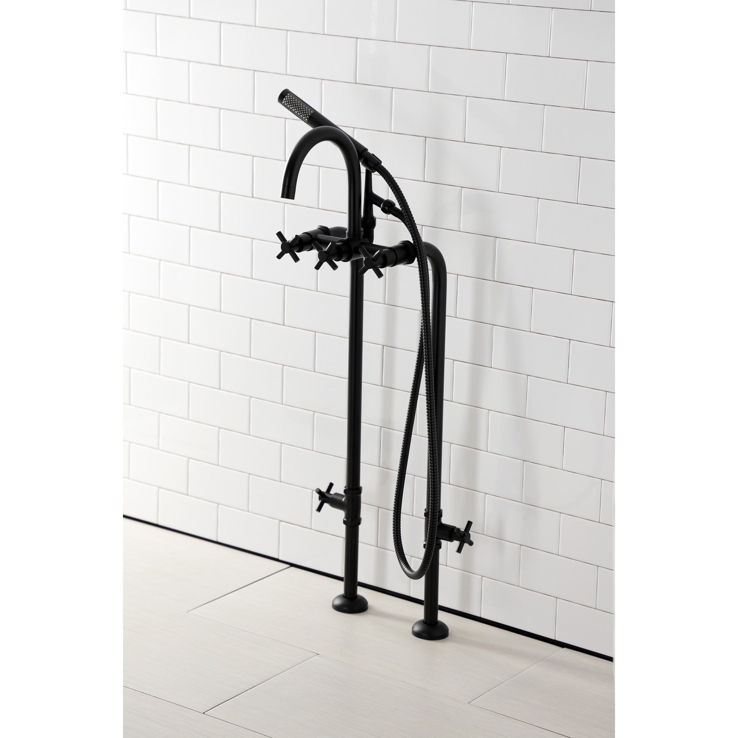 Concord Freestanding Tub Faucet With Supply Line