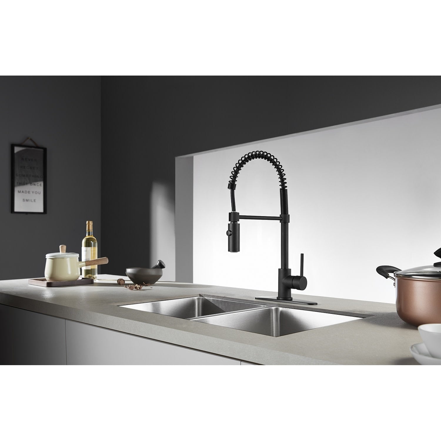 Concord Single Handle Pre Rinse Kitchen Faucet