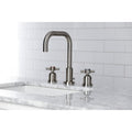 Concord Widespread Bathroom Faucet With Brass Pop Up