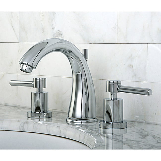 Concord Widespread Chrome Finish Brass Bathroom Faucet