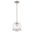 Connection 8 Inch Wide 1 Light Mini Pendant In Oil Rubbed Bronze 8In W X 8In D X 9In H