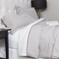 Connie Grey Cotton Seersucker Duvet Cover Set