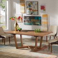 Connie Mid Century Extending Wood Dining Table By Inspire Q Modern Walnut