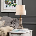 Conrad 18.5 Distressed Brown Resin Table Lamp