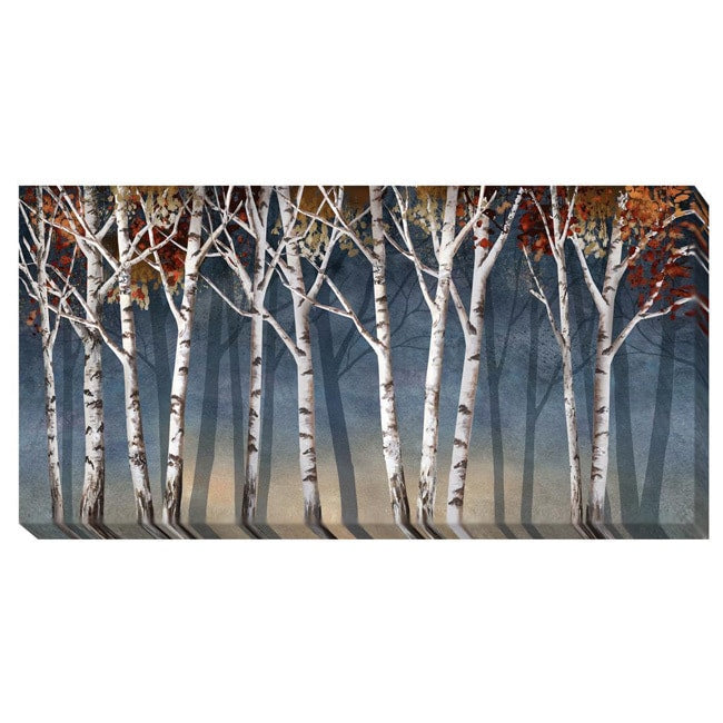 Conrad Knutsen Birch Shadows Canvas Art Multi